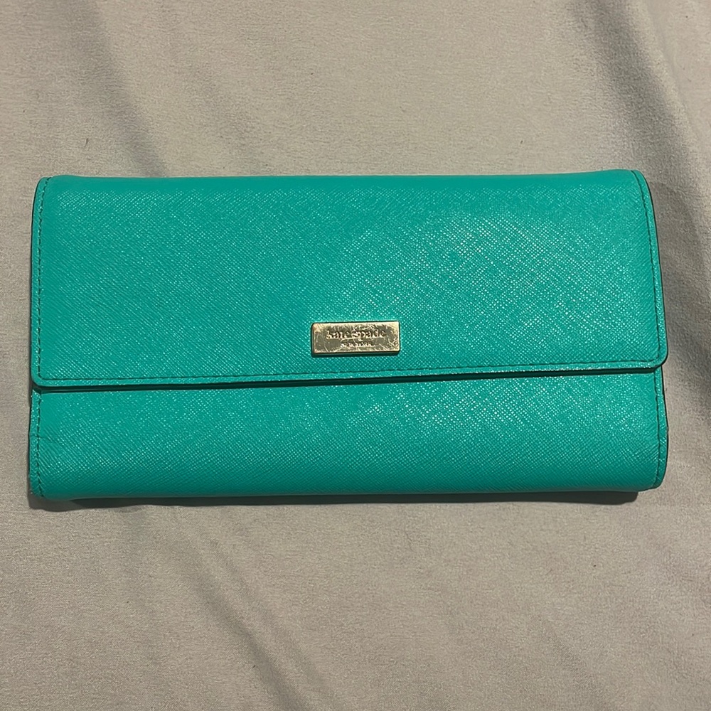 Kaye spade ♠️ teal wallet
